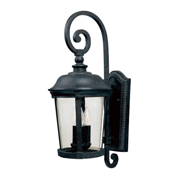Maxim Lighting Dover VX 3-Light 12" Wide Bronze Outdoor Wall Sconce 40095CDBZ - main